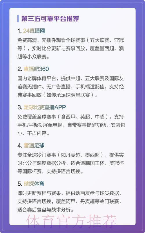 世界杯免费在线直播平台精选推荐 世界杯免费在线直播平台精选推荐
